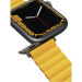 Uniq Revix Silicone Magnetic Strap - двулицева магнитна силиконова каишка за Apple Watch 42мм, 44мм, 45мм, Ultra 49мм (жълт-кафяв) 7