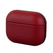 Uniq Terra Genuine Leather Case for Apple AirPods Pro (red)