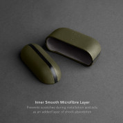 Uniq Terra Genuine Leather Case for Apple AirPods Pro (olive) 2