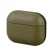 Uniq Terra Genuine Leather Case for Apple AirPods Pro (olive)