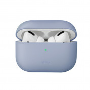 Uniq AirPods Pro Lino Silicone Case - силиконов (TPU) калъф за Apple AirPods Pro (син)