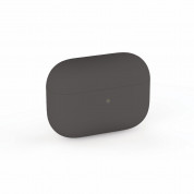 Uniq AirPods Pro Lino Silicone Case - силиконов (TPU) калъф за Apple AirPods Pro (черен) 5