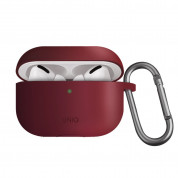 Uniq Vencer Silicone Hang Case for Apple AirPods Pro (maroon red) 1