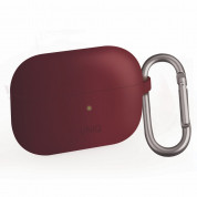 Uniq Vencer Silicone Hang Case for Apple AirPods Pro (maroon red) 5
