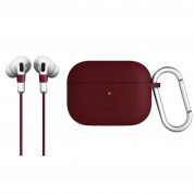 Uniq Vencer Silicone Hang Case for Apple AirPods Pro (maroon red) 6