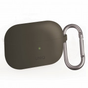 Uniq Vencer Silicone Hang Case - силиконов (TPU) калъф и силиконово въженце за Apple AirPods Pro (бежов) 5