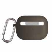 Uniq Vencer Silicone Hang Case - силиконов (TPU) калъф и силиконово въженце за Apple AirPods Pro (бежов) 2