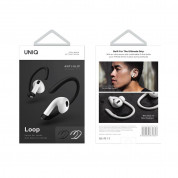 Uniq AirPods Loop Sport EarHooks Dual Pack - комплект силиконови кукички за Apple Airpods, Airpods 2, Airpods 3 и AirPods Pro (4 броя) (черен-бял) 4