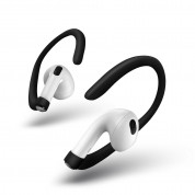 Uniq AirPods Loop Sport EarHooks Dual Pack - комплект силиконови кукички за Apple Airpods, Airpods 2, Airpods 3 и AirPods Pro (4 броя) (черен-бял) 1