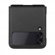 Nillkin Qin Book Case - кожен калъф за Samsung Galaxy Z Flip 3 5G (черен) 1