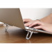 Nillkin Bolster Plus Portable Stand - преносими алуминиеви поставки за MacBook и лаптопи (сребрист) 8