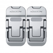 Nillkin Bolster Plus Portable Stand - преносими алуминиеви поставки за MacBook и лаптопи (сребрист)