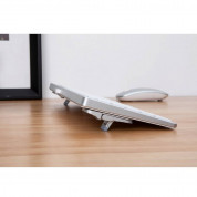 Nillkin Bolster Plus Portable Stand - преносими алуминиеви поставки за MacBook и лаптопи (сребрист) 6
