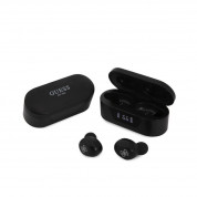 Guess True Wireless 5.0 5H Stereo TWS Headset - безжични блутут слушалки със зареждащ кейс за мобилни устройства (черен) 