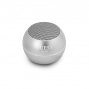 Guess 4H Mini Bluetooth Speaker 3W - портативен безжичен Bluetooth спийкър за мобилни устройства (сребрист)
