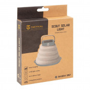 Tactical Scout Solar Light Outdoor Lamp 1.2W - сгъваема соларна лампа за къмпинг, море или планина (тъмносив) 7