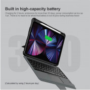 Nillkin Bumper Combo Keyboard Protective Case - удароустойчив кейс, с отделяща клавиатура и поставка за Apple iPad 9 (2021), iPad 8 (2020), iPad 7 (2019) (черен) 5