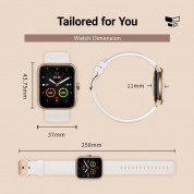 Xiaomi Maimo Smartwatch WT2105 - умен фитнес часовник с фунция за измерване на пулса за iOS и Android (розов-зелен) 6