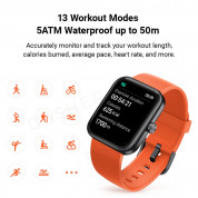 Xiaomi Maimo Smartwatch WT2105 - умен фитнес часовник с фунция за измерване на пулса за iOS и Android (розов-зелен) 5