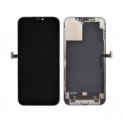 OEM iPhone 12 Pro Max Display Unit - качествен резервен дисплей за iPhone 12 Pro Max (пълен комплект) - черен 
