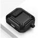 Tech-Protect X-Carbo Hybrid Case - хибриден удароустойчив кейс с карабинер за Apple Airpods Pro (черен) 4