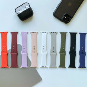 Tech-Protect Iconband Silicone Sport Band - силиконова каишка за Apple Watch 42мм, 44мм, 45мм, Ultra 49мм (светлозелен) 1