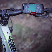 Tactical Urban Lock Onyx - универсална алуминиева поставка за колело за мобилни телефони (червен) 5
