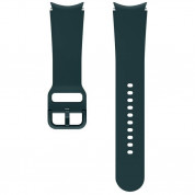 Samsung Silicone Sport Band 20mm M/L (ET-SFR87LGE) - оригинална силиконова каишка за Samsung Galaxy Watch, Huawei Watch, Xiaomi, Garmin и други часовници с 20мм захват (зелен)