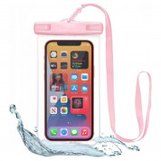 Tech-Protect Universal Waterproof Case IPX8 for Smarthones up to 6.9 inches display (pink)