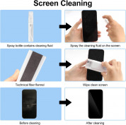 JC Electronics Cleaning Kit 7-in-1 - комплект за почистване на мобилни устройства, слушалки и други (син) 4