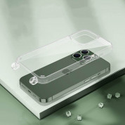 Tech-Protect Flexair Chain Hybrid Case - хибриден удароустойчив кейс с връзка за носене за iPhone 13 Pro (прозрачен)  1