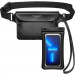 Spigen A621 Waterproof Wrist Bag with Phone Case IPX8 - водонепромокаема чанта с презрамка и водонепромокаем калъф за телефон (черен) 1
