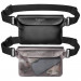 Spigen A620 Waterproof Wrist Bag Set IPX8 - комплект водонепромокаеми чанти с презрамка за мобилни устрйства (2 броя) (прозрачен-черен) 2
