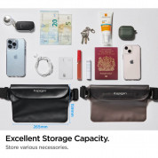 Spigen A620 Waterproof Wrist Bag Set IPX8 - комплект водонепромокаеми чанти с презрамка за мобилни устрйства (2 броя) (прозрачен-черен) 10