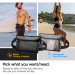 Spigen A620 Waterproof Wrist Bag Set IPX8 - комплект водонепромокаеми чанти с презрамка за мобилни устрйства (2 броя) (прозрачен-черен) 7