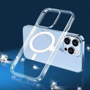 Tech-Protect MagMat MagSafe Case - хибриден удароустойчив кейс с MagSafe за iPhone 13 Pro Max (прозрачен) 1