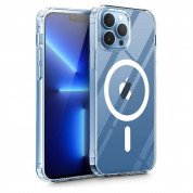 Tech-Protect MagMat MagSafe Case - хибриден удароустойчив кейс с MagSafe за iPhone 13 Pro Max (прозрачен)