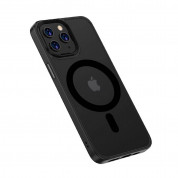 Tech-Protect MagMat MagSafe Case - хибриден удароустойчив кейс с MagSafe за iPhone 13 (черен) 1