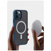 Tech-Protect MagMat MagSafe Case - хибриден удароустойчив кейс с MagSafe за iPhone 12, iPhone 12 Pro (черен) 2