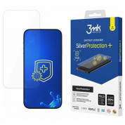 3mk Silver Protection+ Screen Protector - антибактериално защитно покритие за дисплея на iPhone 14 Max, iPhone 14 Pro Max (прозрачен)