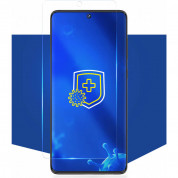 3mk Silver Protection+ Screen Protector - антибактериално защитно покритие за дисплея на iPhone 14 Max, iPhone 14 Pro Max (прозрачен) 2