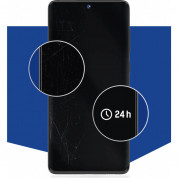3mk Silver Protection+ Screen Protector - антибактериално защитно покритие за дисплея на iPhone 14 Max, iPhone 14 Pro Max (прозрачен) 6