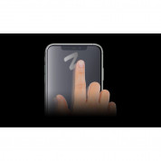 3mk NeoGlass Screen Protector - хибридно стъклено защитно покритие за дисплея на iPhone 14 Pro (черен-прозрачен) 2