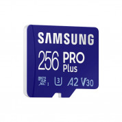 Samsung microSDXC Pro Plus 256GB UHS-1 U3 (клас 10) 4K UHD Videos - microSDXC памет със SD адаптер за мобилни устройства (2021) 3