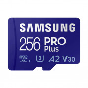 Samsung microSDXC Pro Plus 256GB UHS-1 U3 (клас 10) 4K UHD Videos - microSDXC памет със SD адаптер за мобилни устройства (2021) 1