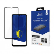 3MK HardGlass Max Lite Full Screen Tempered Glass - калено стъклено защитно покритие за дисплея на Samsung Galaxy M13 (черен-прозрачен)
