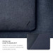 Native Union Stow Fabric Sleeve - качествен полиуретанов калъф за MacBook Pro 16, Pro 15 и лаптопи до 16 инча (тъмносин) 5