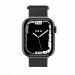 SwitchEasy Mesh Stainless Steel Watch Loop Band - стоманена, неръждаема каишка за Apple Watch 42мм, 44мм, 45мм, Ultra 49мм (черен) 2