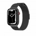 SwitchEasy Mesh Stainless Steel Watch Loop Band - стоманена, неръждаема каишка за Apple Watch 42мм, 44мм, 45мм, Ultra 49мм (черен) 1