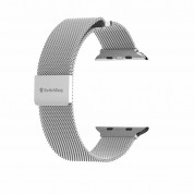 SwitchEasy Mesh Stainless Steel Watch Loop Band - стоманена, неръждаема каишка за Apple Watch 42мм, 44мм, 45мм (сребрист) 4